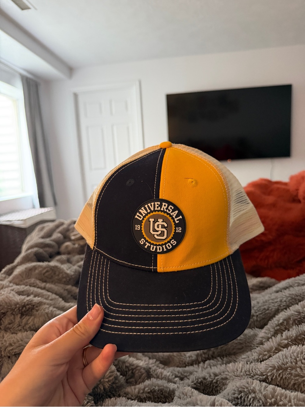 Universal Studios Two-Tone Yellow & Black Trucker Hat